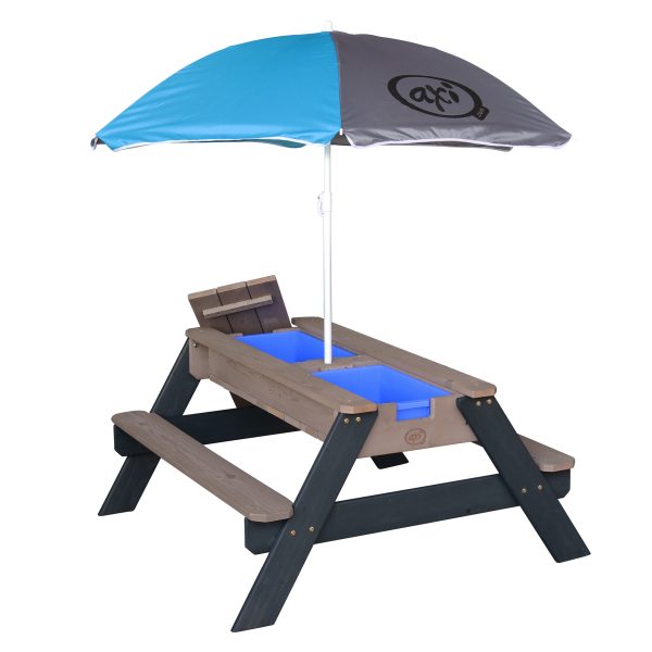 AXI-Nick-Picnic-Table-with-SandWater-Containers-and-Umbrella AXI Nick Picnic Table with Sand/Water Containers and Umbrella