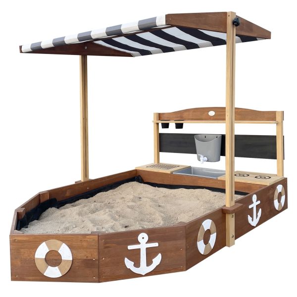 AXI-Wooden-Sandbox-Ship-with-Kitchen AXI Wooden Sandbox Ship with Kitchen