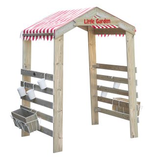 CLASSIC WORLD EDU Wooden Garden Gate Pergola Flower Stand
