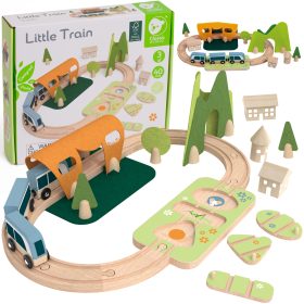 CLASSIC-WORLD-Set-Railway-Track-Wooden-Train-Shape-Sorter-40-pcs CLASSIC WORLD Set Railway Track Wooden Train + Shape Sorter 40 pcs.