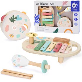 CLASSIC-WORLD-Set-of-musical-instruments-for-children-cymbals-drum-rattle-5-pcs CLASSIC WORLD Set of musical instruments for children cymbals drum rattle 5 pcs.