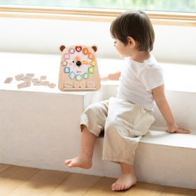 CLASSIC-WORLD-Teddy-Bear-Clock-Montessori-Educational-3-in-1-Learning-Time-Counting-and-Date-1
