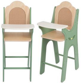 CLASSIC WORLD Vintage Wooden Doll Feeding Chair