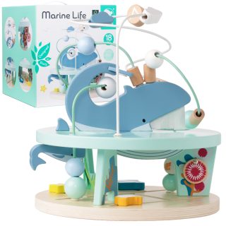 CLASSIC WORLD Wooden Educational Maze Intertwining Sea Life 18m+