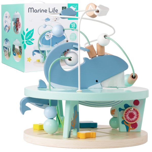 CLASSIC-WORLD-Wooden-Educational-Maze-Intertwining-Sea-Life-18m CLASSIC WORLD Wooden Educational Maze Intertwining Sea Life 18m+