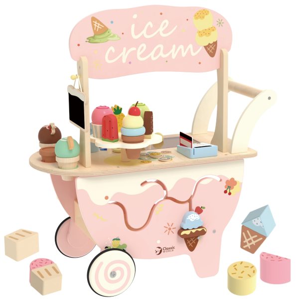 CLASSIC-WORLD-Wooden-Ice-Cream-Parlor-3-in-1-Trolley-40-pcs CLASSIC WORLD Wooden Ice Cream Parlor 3 in 1 Trolley 40 pcs.