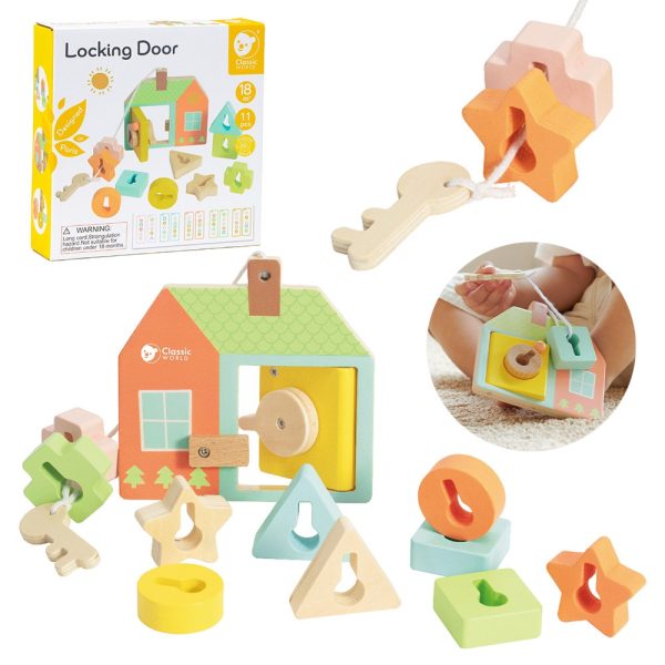 CLASSIC-WORLD-Wooden-Intertwining-Threading-Blocks-Keys-and-Doors-MONTESSORI-11-pcs CLASSIC WORLD Wooden Intertwining Threading Blocks Keys and Doors MONTESSORI 11 pcs.