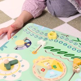 CLASSIC-WORLD-Wooden-Manipulative-Board-My-First-Calendar-Clock-for-Children-1