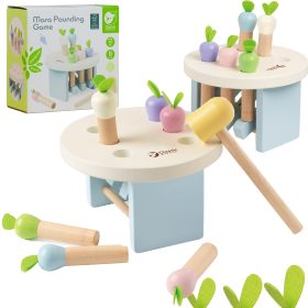 CLASSIC WORLD Wooden Toy Hit the Carrot with Hammer 8 pcs.
