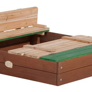 Ella Sandpit AXI wooden sandbox with benches