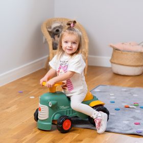 FALK-Baby-Maurice-Green-Vintage-Tractor-with-Trailer-for-ages-1-3-1