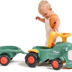 FALK-Baby-Maurice-Green-Vintage-Tractor-with-Trailer-for-ages-1-3-2