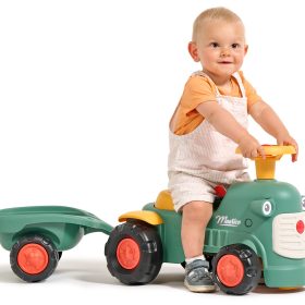 FALK-Baby-Maurice-Green-Vintage-Tractor-with-Trailer-for-ages-1-3-3