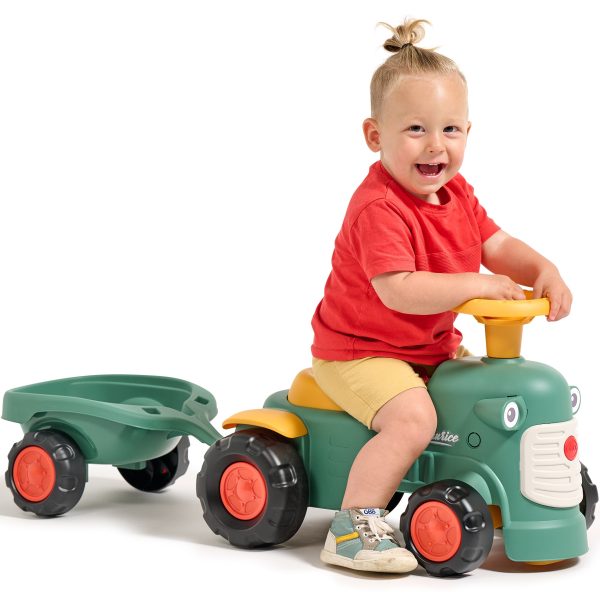 FALK-Baby-Maurice-Green-Vintage-Tractor-with-Trailer-for-ages-1-3 FALK Baby Maurice Green Vintage Tractor with Trailer for ages 1-3