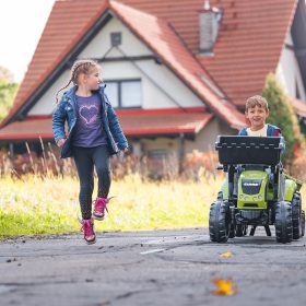 FALK-CLAAS-Pedal-Tractor-with-Trailer-Bucket-and-Dozer-from-3-Years-2