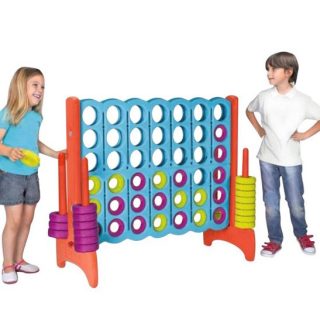 FEBER 4 in a Line Mega 4 in a Line Puzzle Game for Home Garden