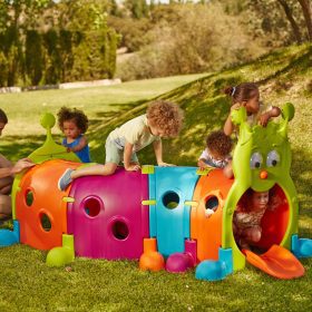 FEBER-Large-Childrens-Tunnel-Caterpillar-XXL-Modular-Playground-2