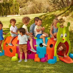FEBER-Large-Childrens-Tunnel-Caterpillar-XXL-Modular-Playground-3