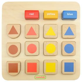 MASTERKIDZ Educational Board Shapes and Colors Sorter