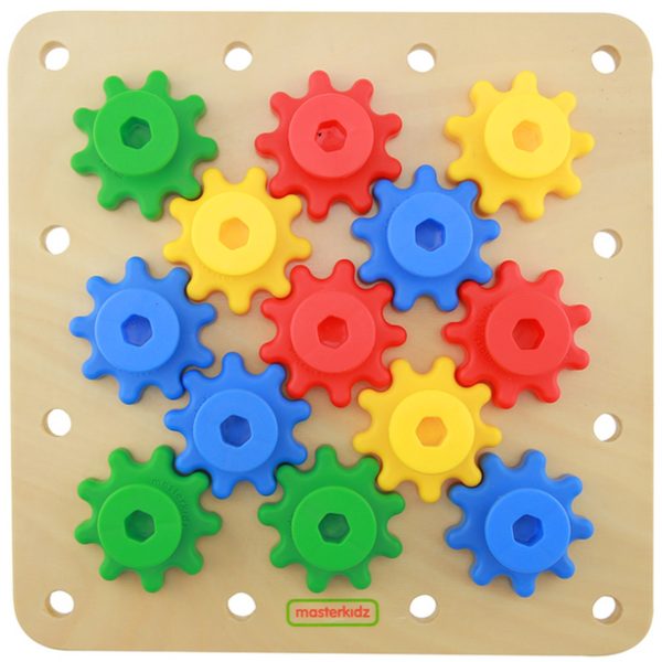 MASTERKIDZ-Gears-Build-Your-Own-Mechanism-Montessori-Board MASTERKIDZ Gears Build Your Own Mechanism Montessori Board