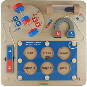 MASTERKIDZ Learning about Magnetic Attraction - Flex Montessori Wall Board