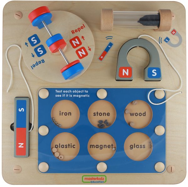 MASTERKIDZ-Learning-about-Magnetic-Attraction-Flex-Montessori-Wall-Board MASTERKIDZ Learning about Magnetic Attraction - Flex Montessori Wall Board