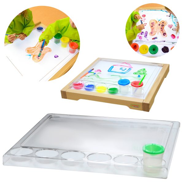 MASTERKIDZ-Montessori-Square-Painting-Tray MASTERKIDZ Montessori Square Painting Tray