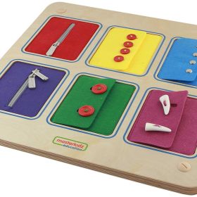MASTERKIDZ-Montessori-Wall-Board-Opening-and-Closing-Locks-Sliders-Buttons-2