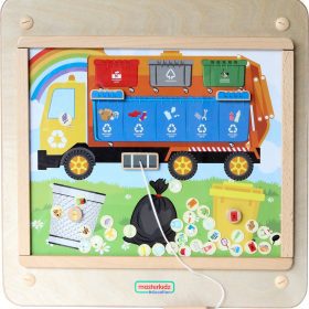 MASTERKIDZ Montessori Waste Sorting Educational Board