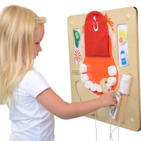 MASTERKIDZ-Oral-Hygiene-Flex-Montessori-Wall-Sensory-Board MASTERKIDZ Oral Hygiene Flex Montessori Wall Sensory Board