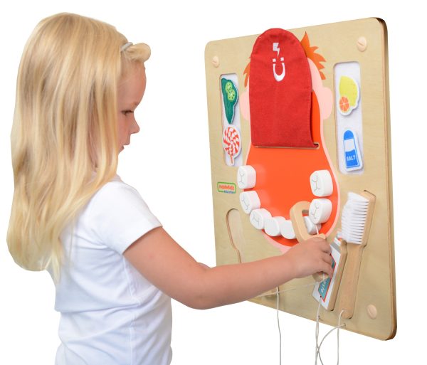 MASTERKIDZ-Oral-Hygiene-Flex-Montessori-Wall-Sensory-Board MASTERKIDZ Oral Hygiene Flex Montessori Wall Sensory Board