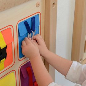 MASTERKIDZ-Wooden-Flex-Wall-Manipulation-Board-with-Colorful-Pockets-Buckles-and-Velcro-2