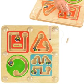 MASTERKIDZ Wooden Magnetic Maze - Writing and Motor Skills