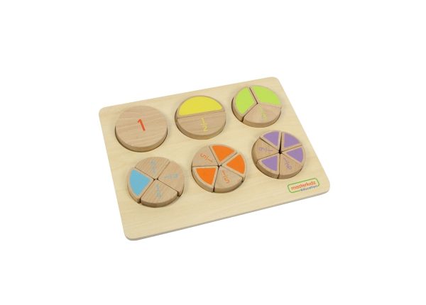 MASTERKIDZ-Wooden-Math-Puzzle-Fractions MASTERKIDZ Wooden Math Puzzle Fractions