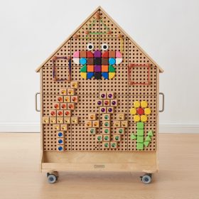 MASTERKIDZ-Wooden-STEM-Board-Freestanding-XXL-in-the-Shape-of-a-House-2