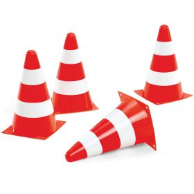 Rolly-Toys-Traffic-Cones-Set-of-4-Warning-Cones Rolly Toys Traffic Cones Set of 4 Warning Cones