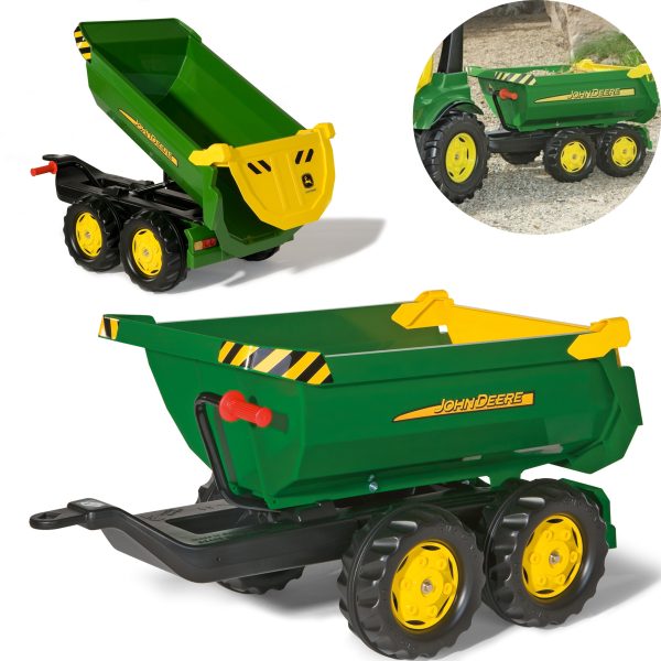 Rolly-Toys-rollyHalfpipe-John-Deere-Tipper-Trailer Rolly Toys rollyHalfpipe John Deere Tipper Trailer