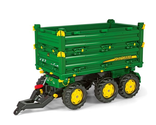 Rolly Toys rollyMulti Trailer - Rolly Multi John Deere 3-axle dump trailer