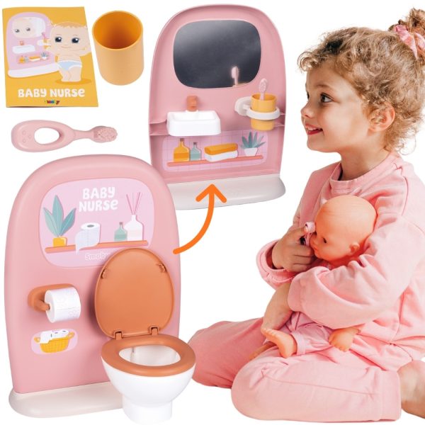 SMOBY-Baby-Nurse-Double-sided-toilet-For-a-42-cm-doll SMOBY Baby Nurse - Double-sided toilet For a 42 cm doll