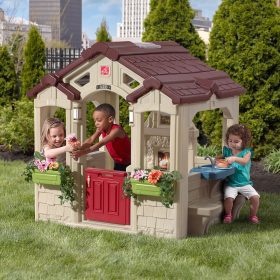 STEP2-Garden-House-with-Benches-for-Children-2