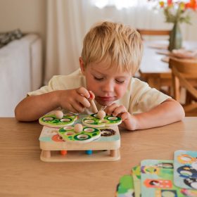 TOOKY-TOY-2-in-1-Wooden-Arcade-Game-Pull-the-Bugs-for-Kids-1