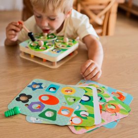 TOOKY-TOY-2-in-1-Wooden-Arcade-Game-Pull-the-Bugs-for-Kids-2