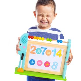 TOOKY-TOY-Large-Wooden-Double-Sided-Magnetic-Chalk-Board-1