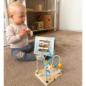 TOOKY-TOY-Wooden-Activity-Cube-Space-Sorter-Maze-1