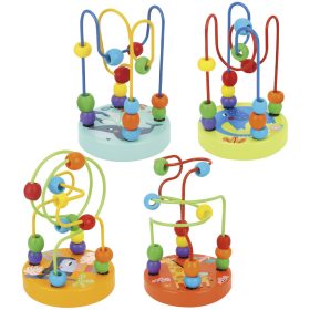 TOOKY TOY Wooden Educational Motor Loop Labyrinth Intertwining