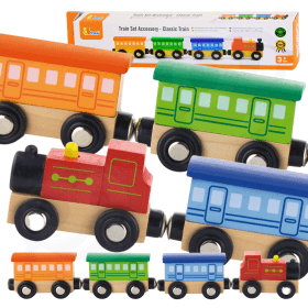 VIGA Classic Train Accessories Set