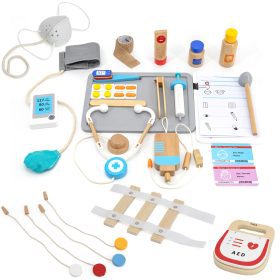 VIGA-Large-Wooden-Ambulance-Set-Ambulance-for-Small-Rescuers-Accessories-25-pcs-3