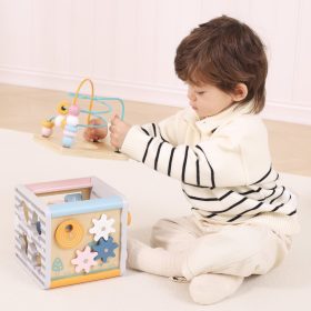 VIGA-PolarB-Activity-Box-Wooden-Educational-Game-Center-5-in-1-cube-1