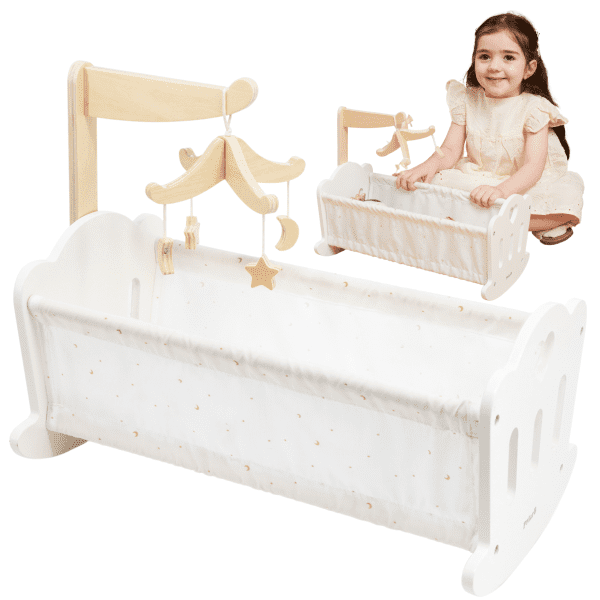 VIGA-PolarB-Wooden-Doll-Cradle VIGA PolarB Wooden Doll Cradle