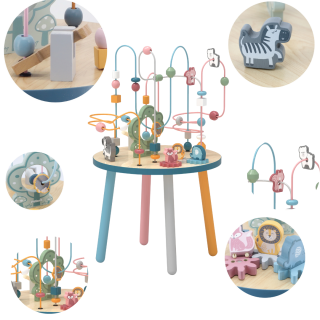 VIGA PolarB Wooden Educational Table Manipulative Montessori Intertwining